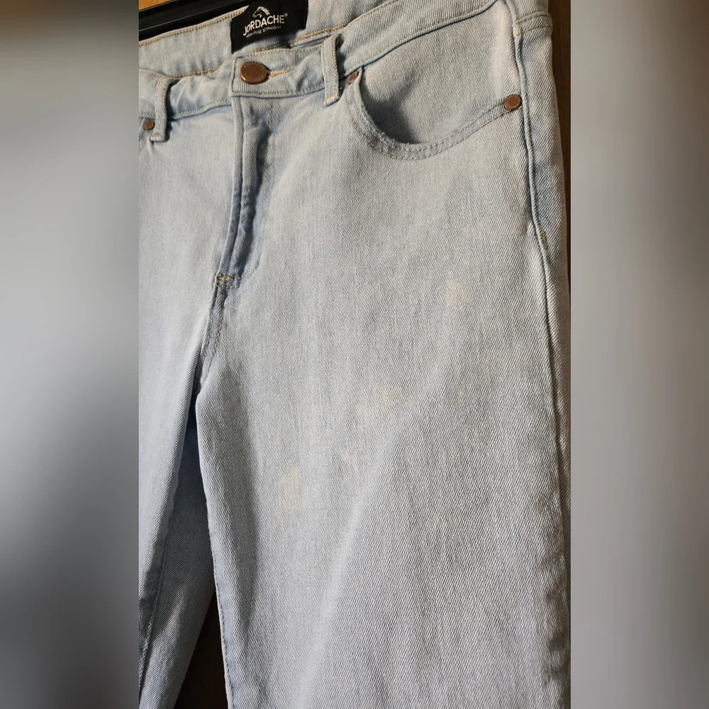 Jordache High Rise Straight Jeans - Picture 2 of 5